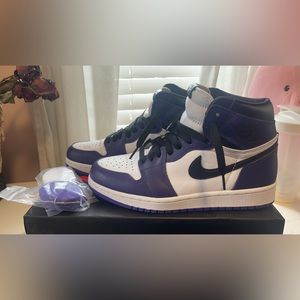 Jordan 1 court purples 2.0 LJR